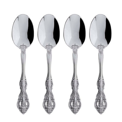 Oneida Michelangelo Dinner Spoons, Set of 4.
