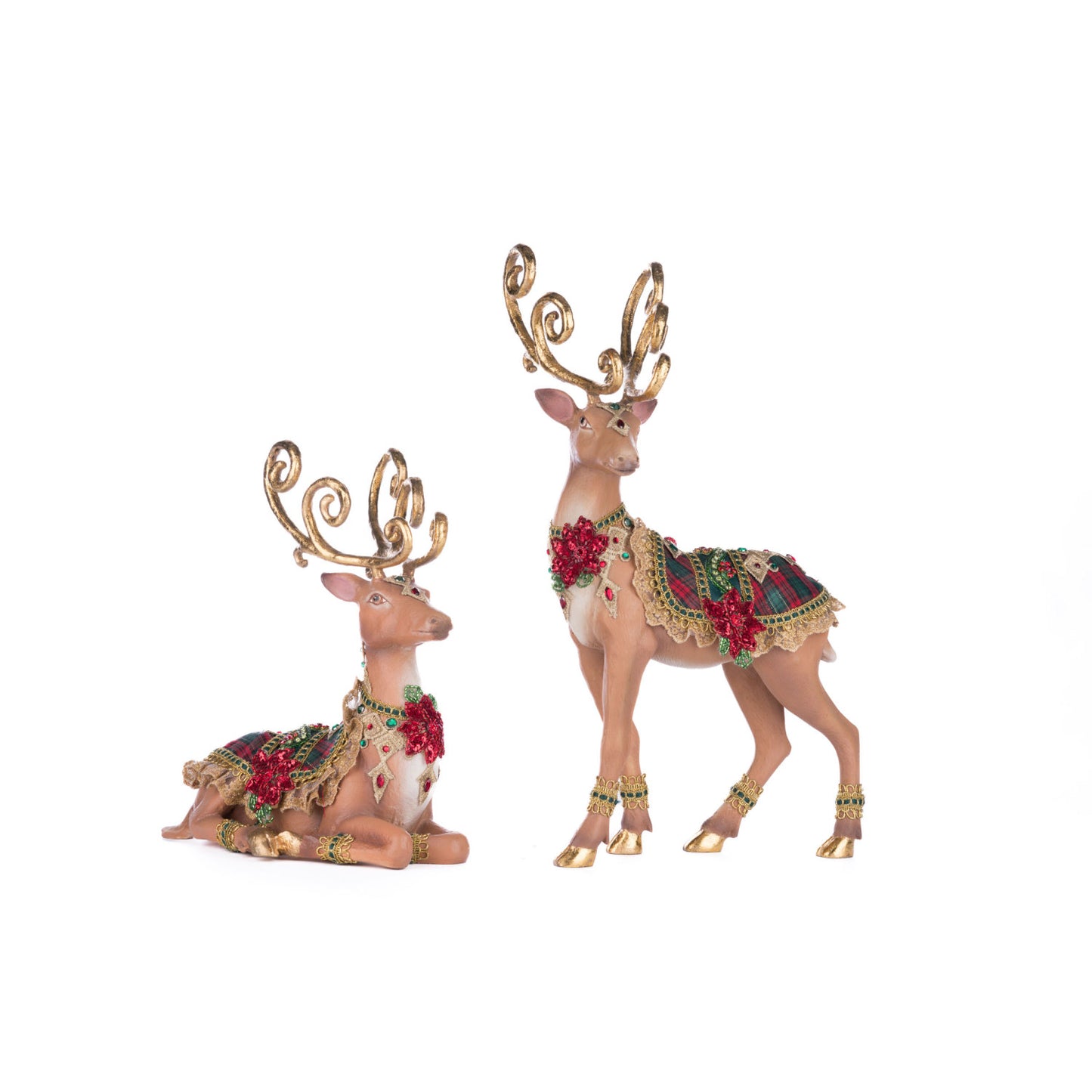 Holiday Magic 2024 Holiday Magic Deer Assortment Of 2, 15-Inch