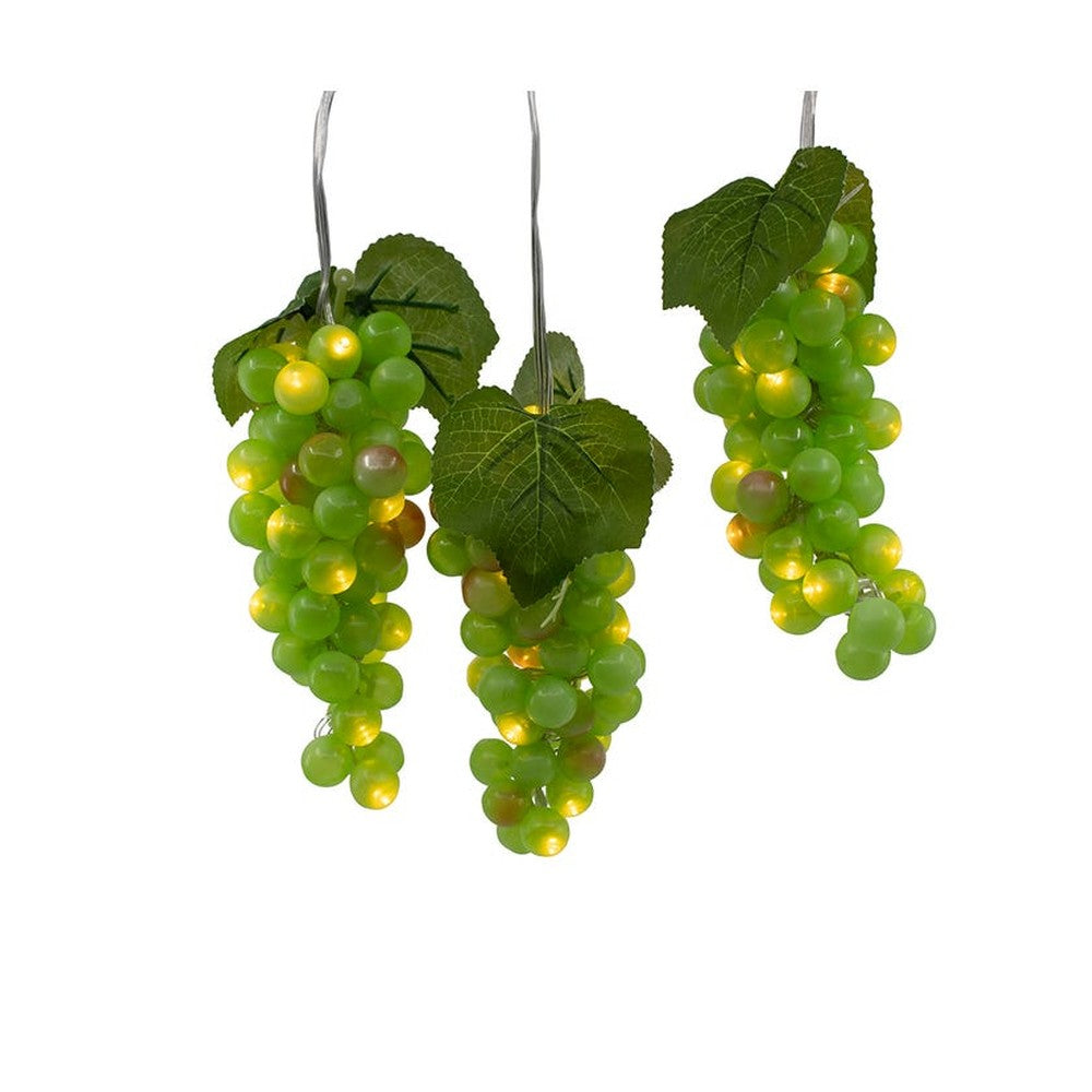 Kurt Adler 100-Light Burgundy Grape Cluster LED Light Set