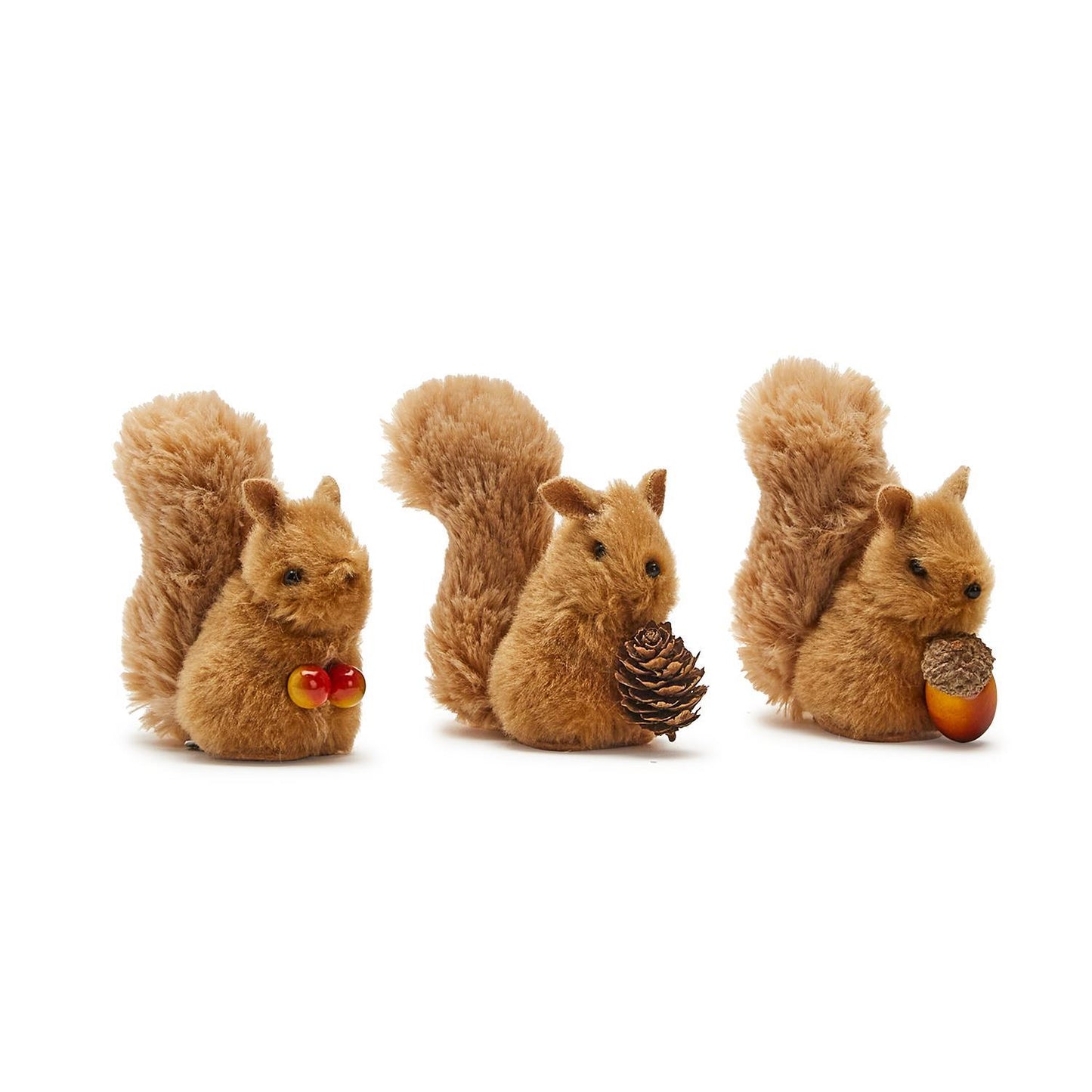 Two's Company Refill for 36-Pieces Squirrel Clip On Ornament/Decor in 3 Designs