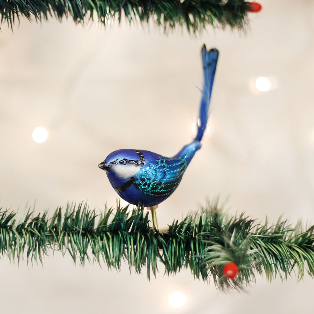 Old World Christmas Fairy Wren Bird Ornament