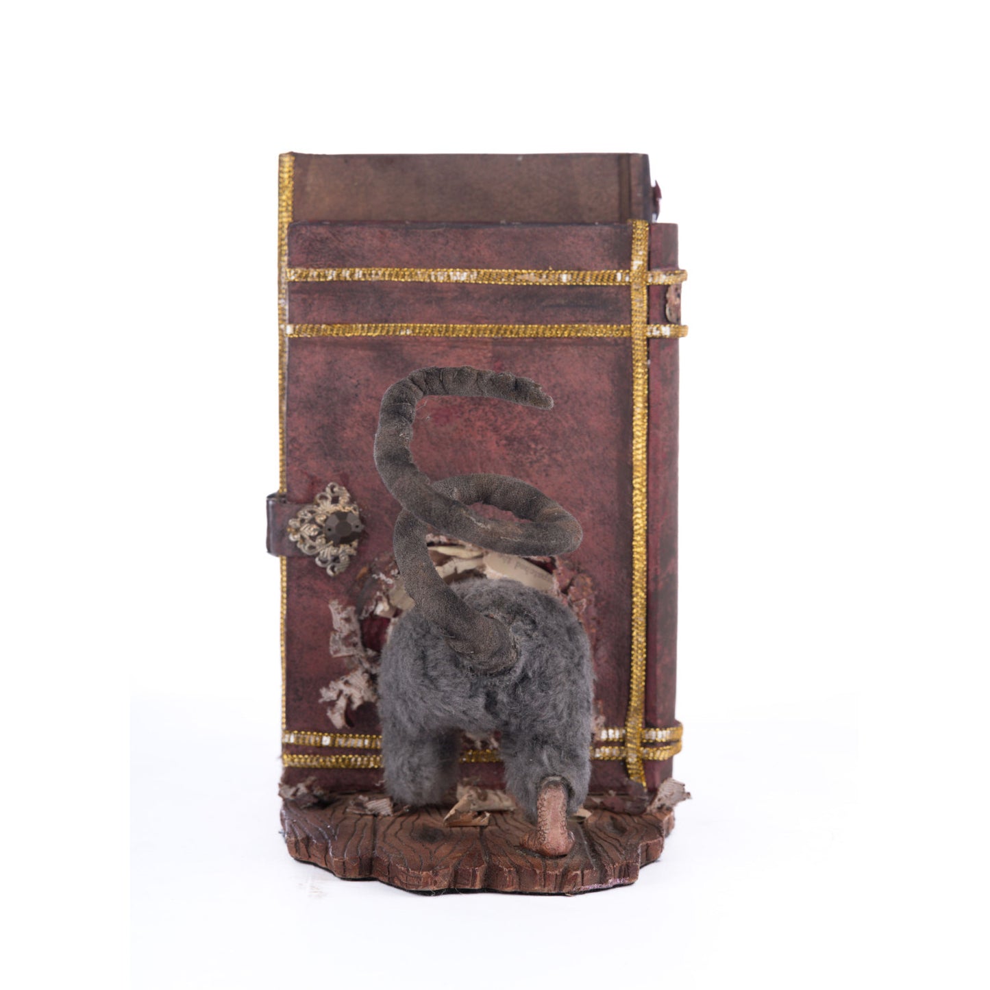 Broomstick Acres 2024 Moonspell Mouse Bookends Set Of 2, 9.25-Inch Table Top
