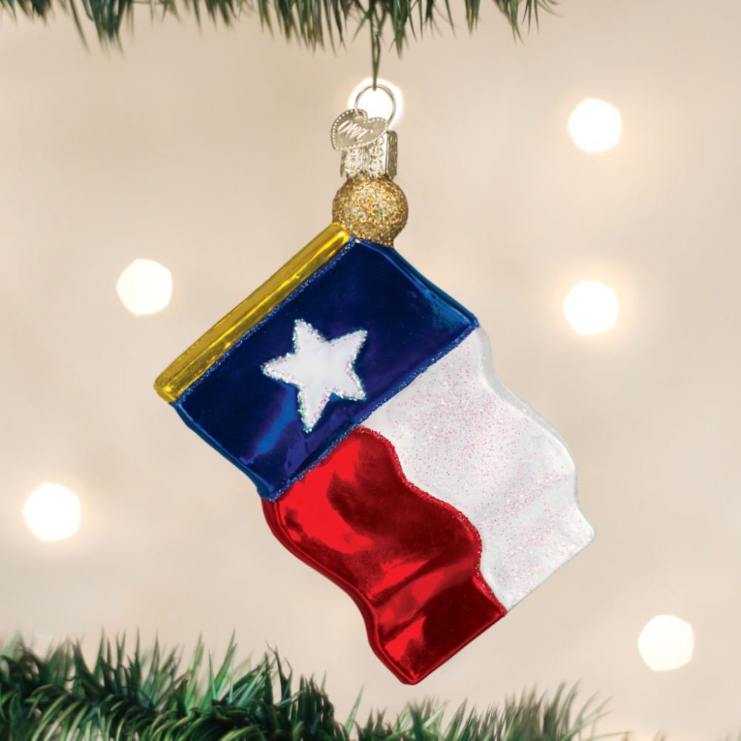 Old World Christmas Texas State Flag Ornament