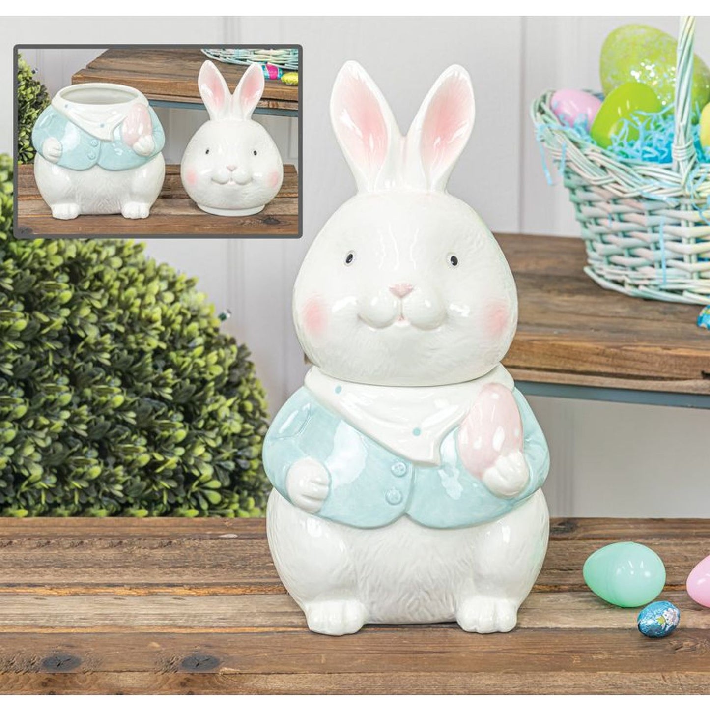 Hanna's Handiworks Easter Bunny Cookie Jar