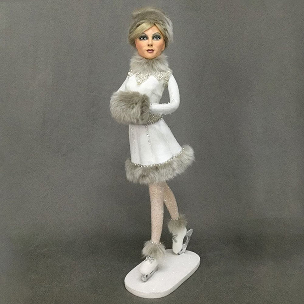 Katherine's Collection 2020 All that Glitters Opulence Lady Skater #1 Figurine White Resin