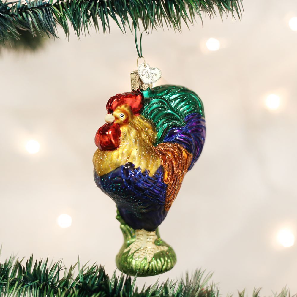 Old World Christmas Heirloom Rooster Ornament