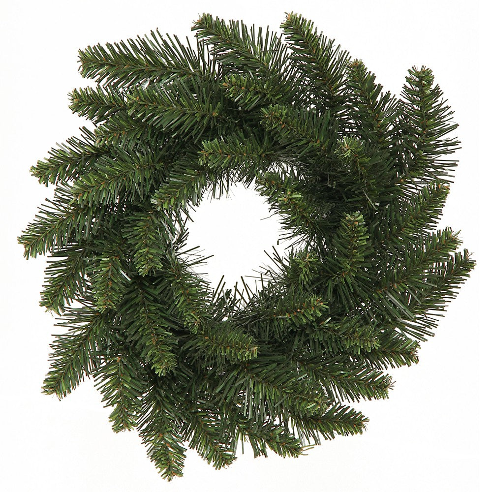 Vickerman 12" Camdon Fir Artificial Christmas Wreath, Unlit, Set of 4, PVC