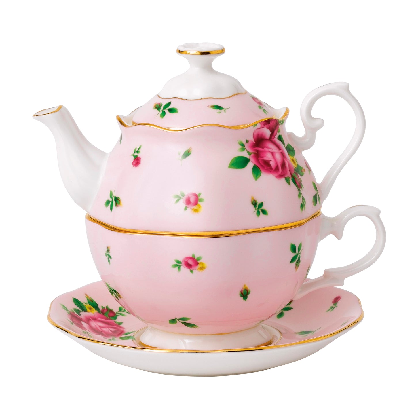 Royal Albert New Country Roses Pink Tea For One 16.9floz