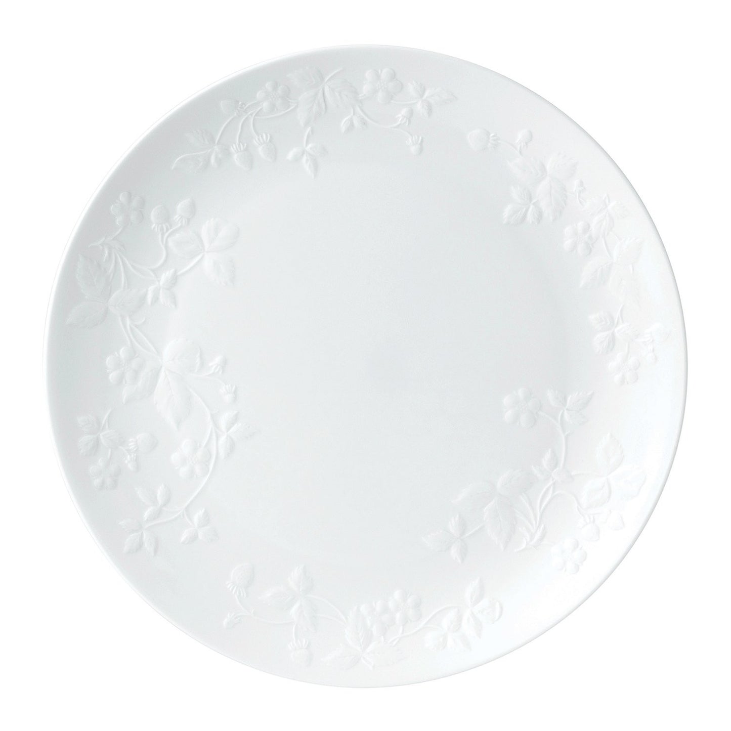 Wedgwood Wild Strawberry White Couped Plate 10.6 Inch
