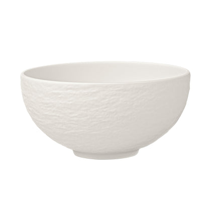 Villeroy & Boch Manufacture Rock Blanc Rice Bowl, Porcelain