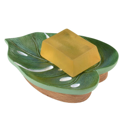 Avanti Linens Viva Palm Soap Dish - Green