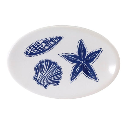 Avanti Linens Ibiza Soap Dish - White/Blue