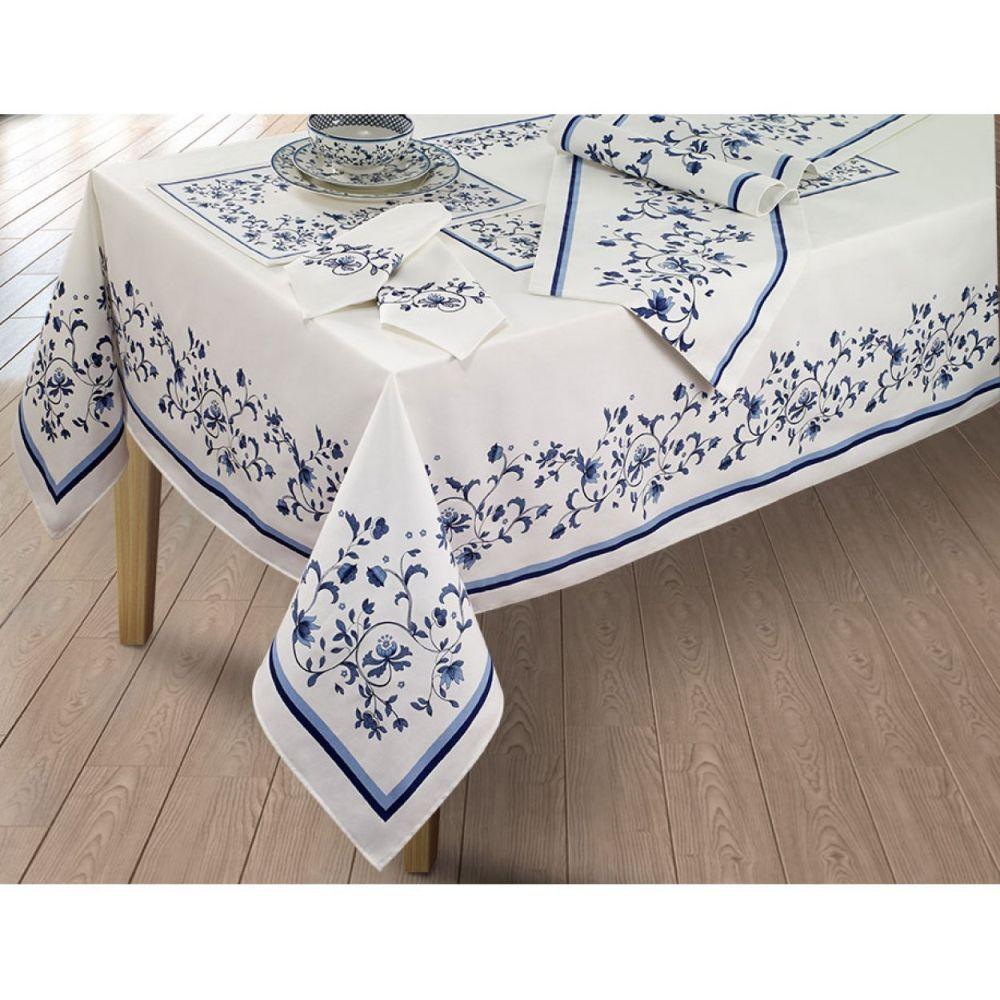 Avanti Linens Blue Portofino Table Cloth. by Avanti Linens
