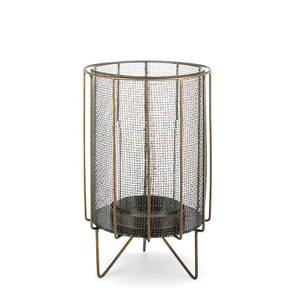 Gerson Company Metal Mesh Candle Holder