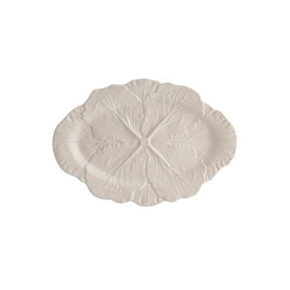 Bordallo Pinheiro Cabbage Oval Platter, 15", Set of 2, Earthenware by Bordallo Pinheiro