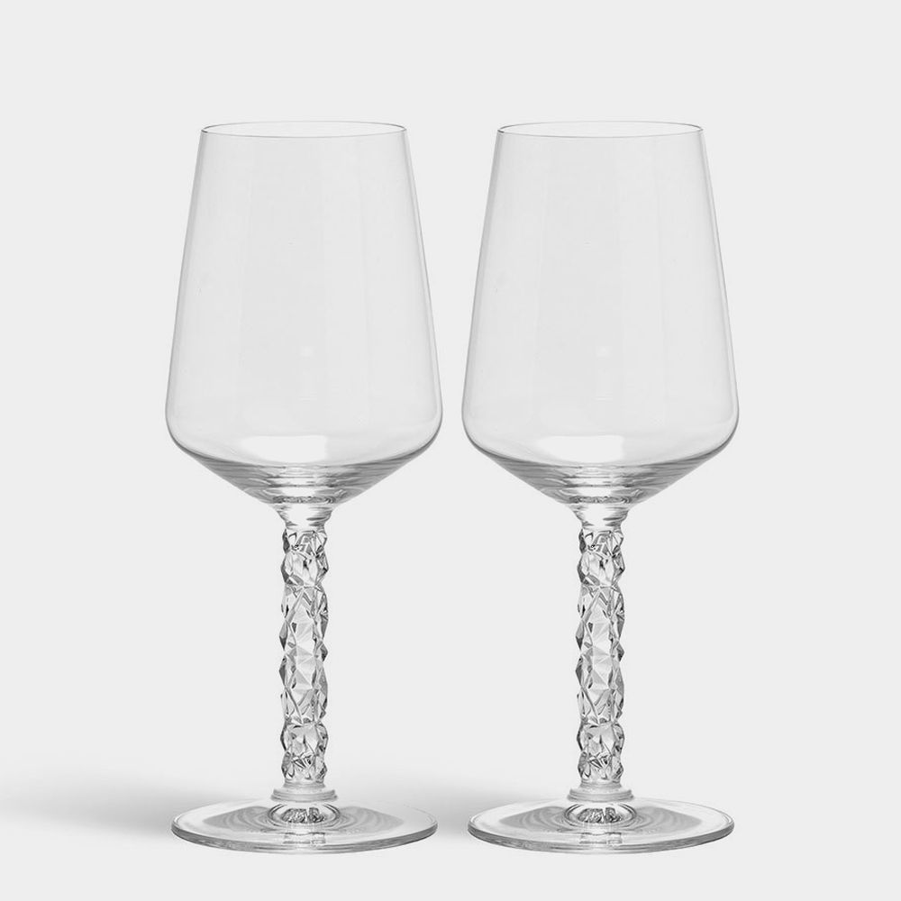 Orrefors Carat Wine Glass Set Of 2