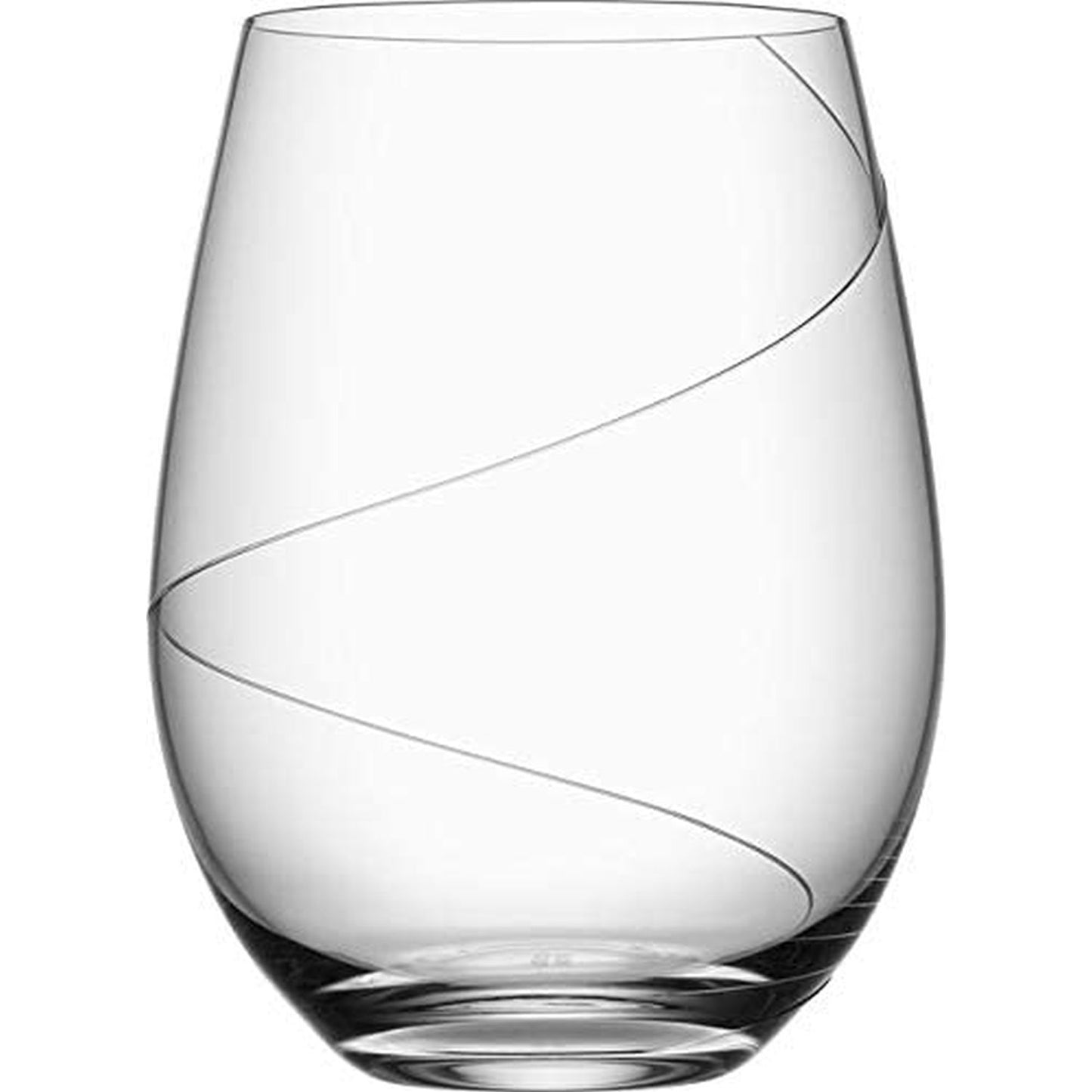 Kosta Boda Line Stemless Wine Glass