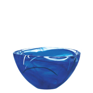 Kosta Boda Contrast Blue Bowl, Glass