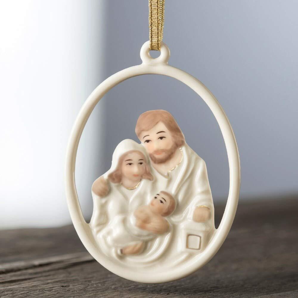 Belleek Nativity Family Hanging Ornament by Belleek