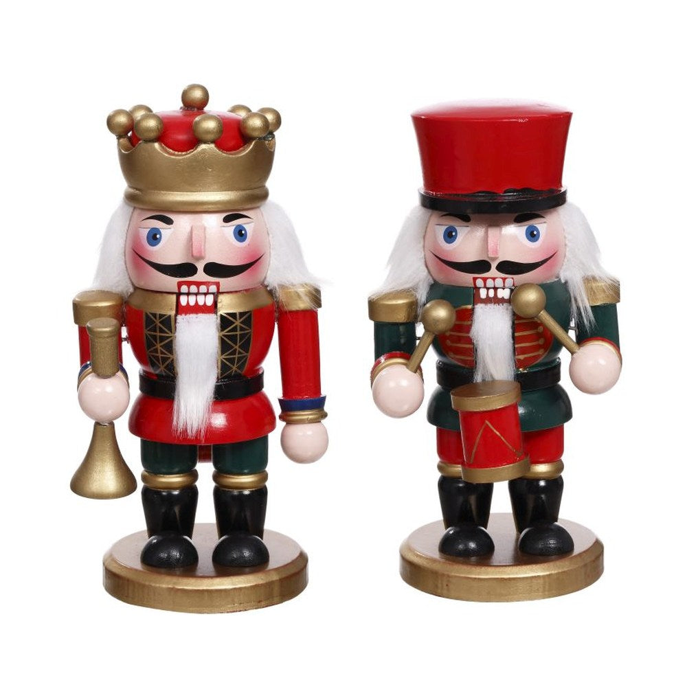 Mark Roberts 2020 Lacquered Shorty Nutcracker, Assortment of 2, 6 inches
