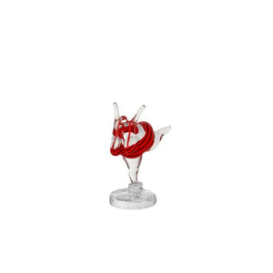 Orrefors Happiness Red Figurine
