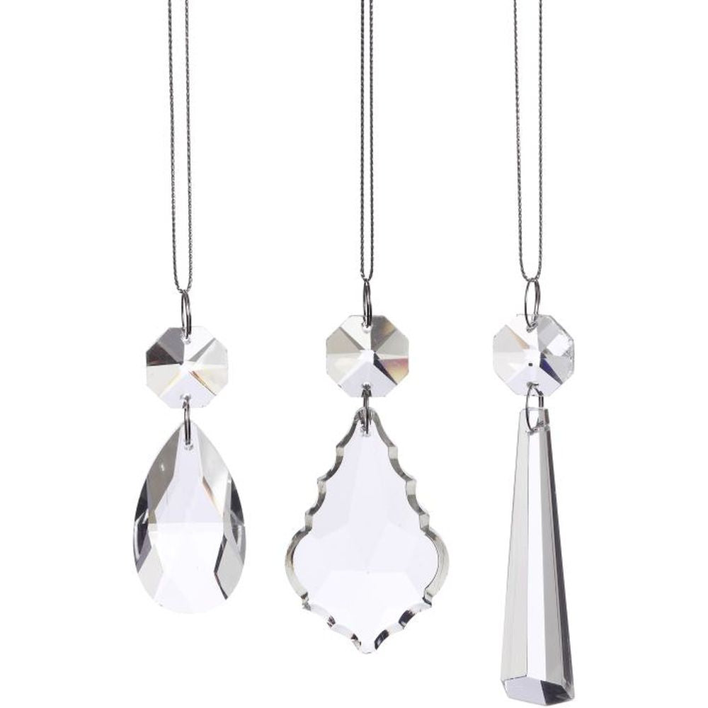 Mark Roberts 2022 Iced Jewel Drop Ornament, Assortment Of 3 3 Inches