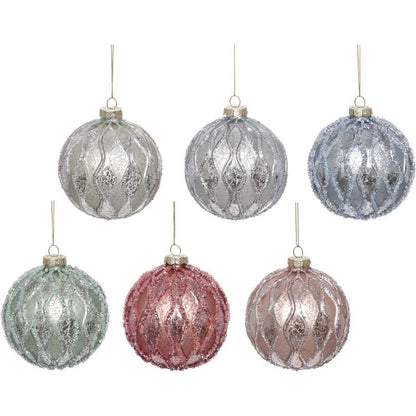 Mark Roberts 2022 Harlequin Ball Ornament, Assortment Of 6 4 Inches
