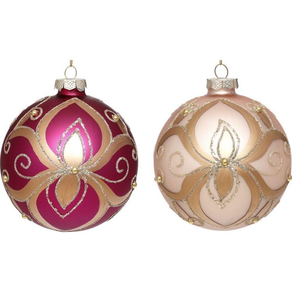 Mark Roberts Christmas 2023 Ballroom Ball Ornament 4'', Assortment of 2