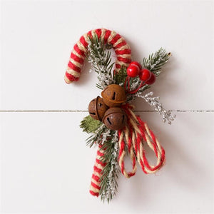 Your Heart's Delight Audrey's Set of 3 Candy Cane - Rusty Bells and Berries