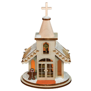 Old World Christmas Nativity Chapel Ornament