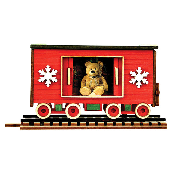 Old World Christmas Santa’s North Pole Express Box Car Ornament