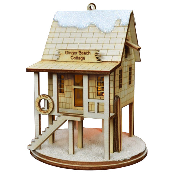 Old World Christmas Ginger Beach Cottage Ornament