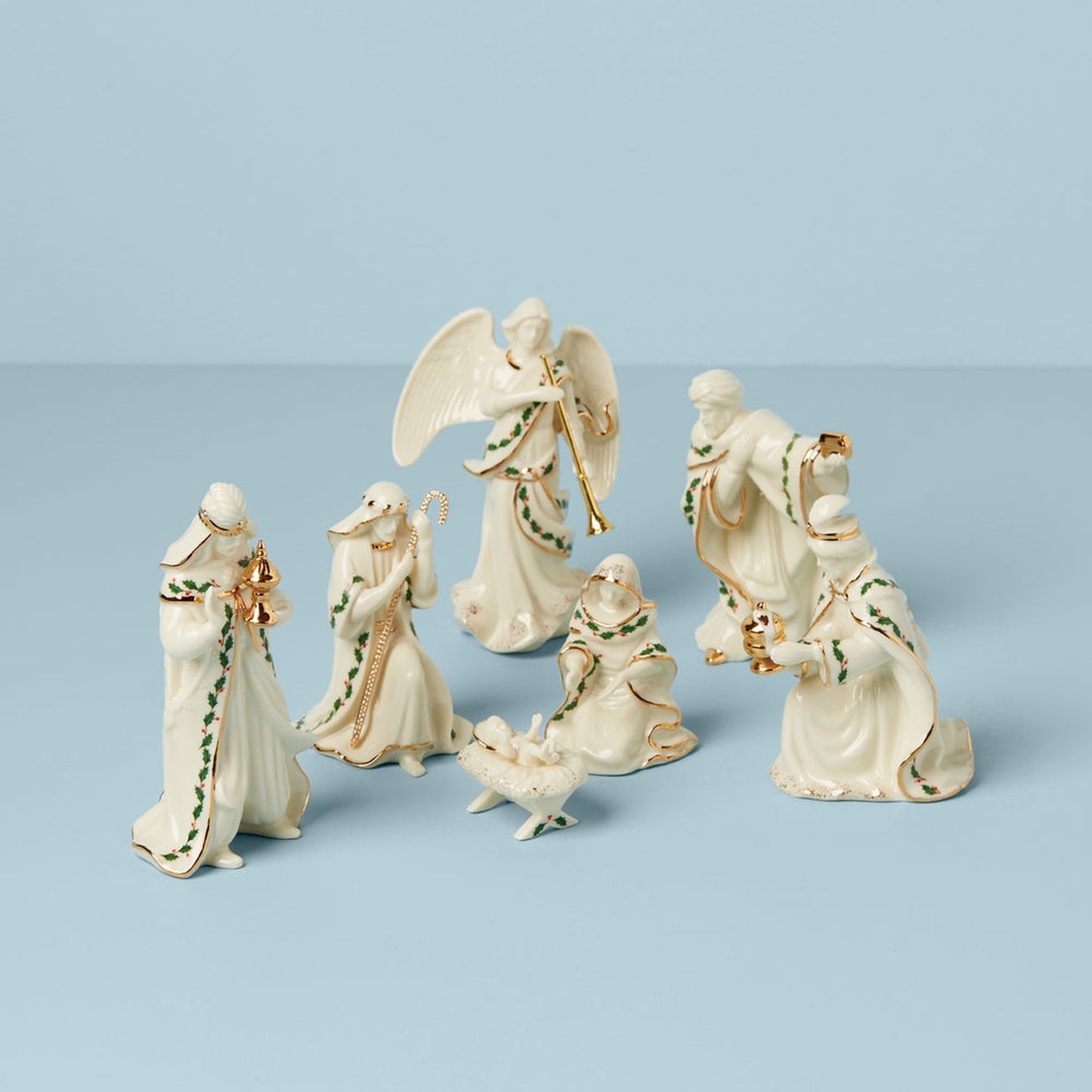 Lenox Holiday Mini Nativity Figurines, Set of 7