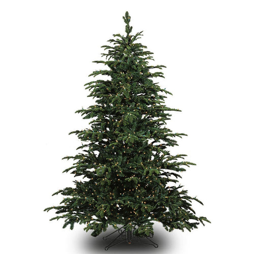 Barcana Star Fir Deluxe Christmas Tree Full, Glow Warm White Led, One Plug Pole by Barcana