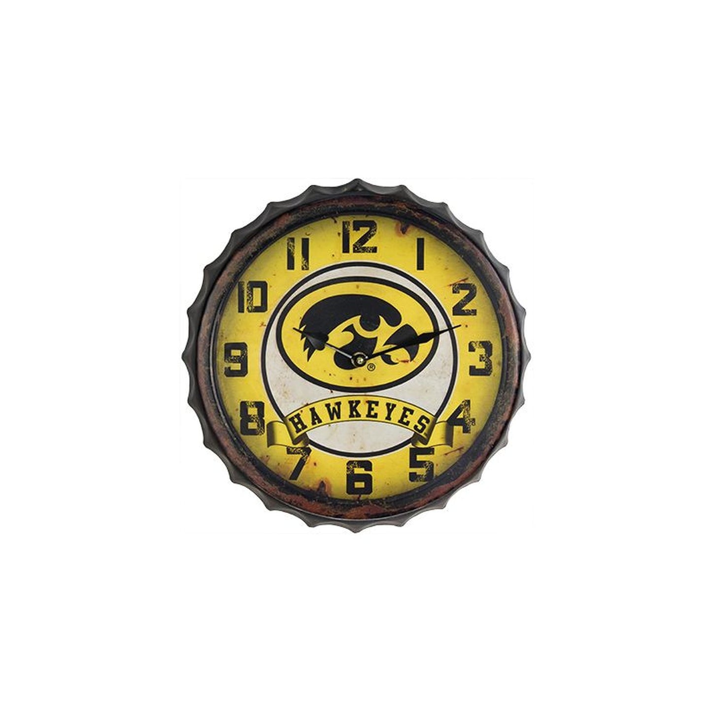 Hanna’s Handiworks Iowa Bottle Cap Clock by Hanna’s Handiworks