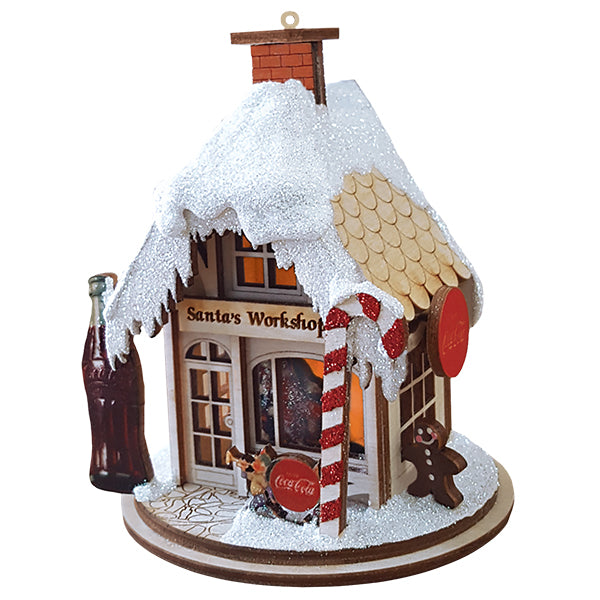 Old World Christmas Cottage - Santa’s Workshop Ornament
