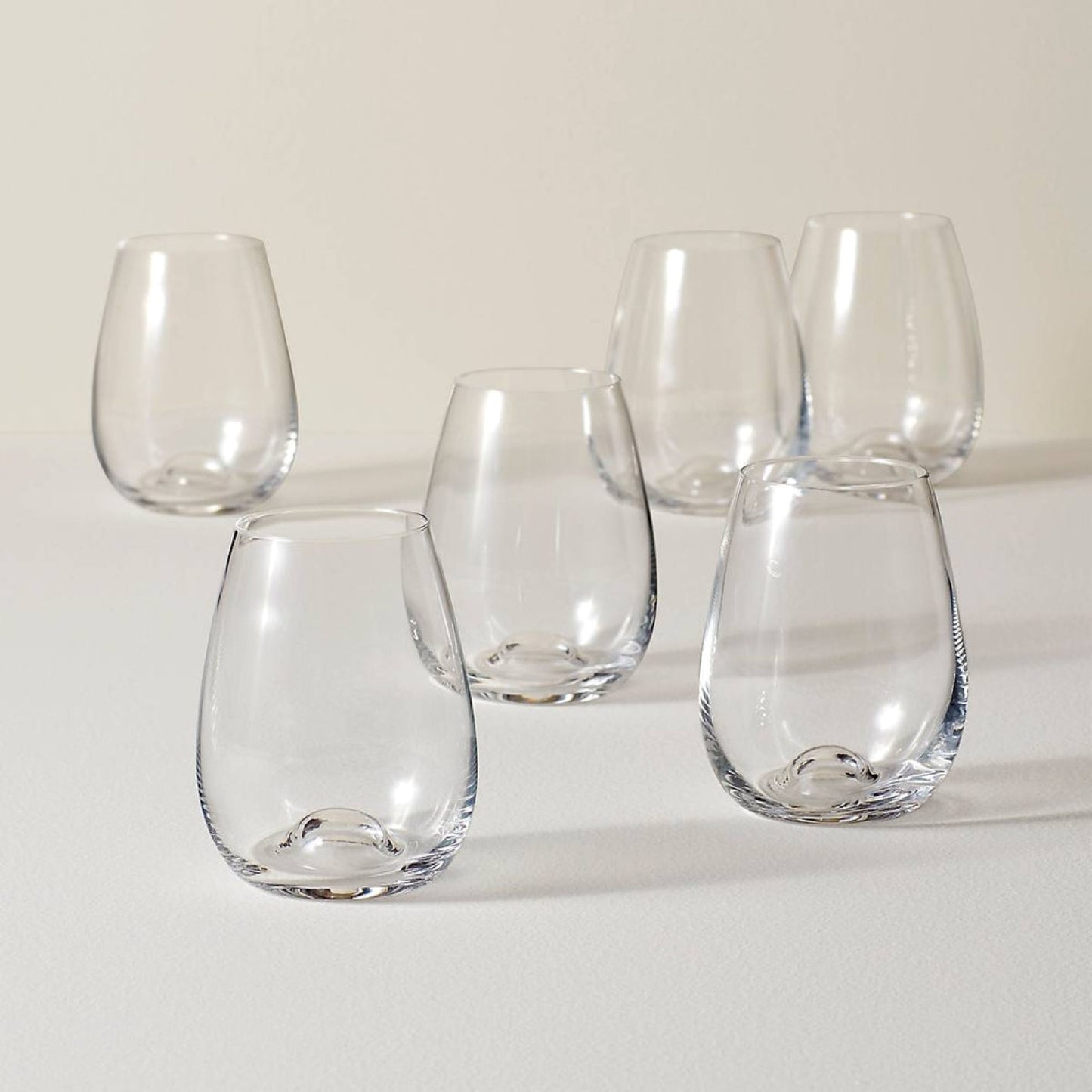 Lenox Tuscany Classics All Purpose Stemless Wine Glass, Set of 6