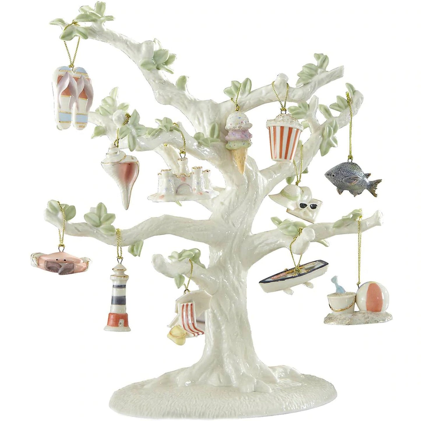 Lenox Summer 12-Piece Mini Assorted Ornaments And Tree Set