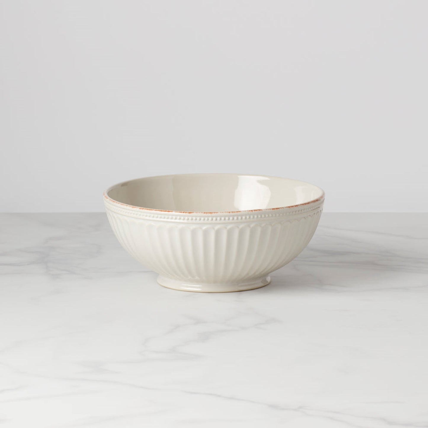 Lenox French Perle Groove White Serve Bowl