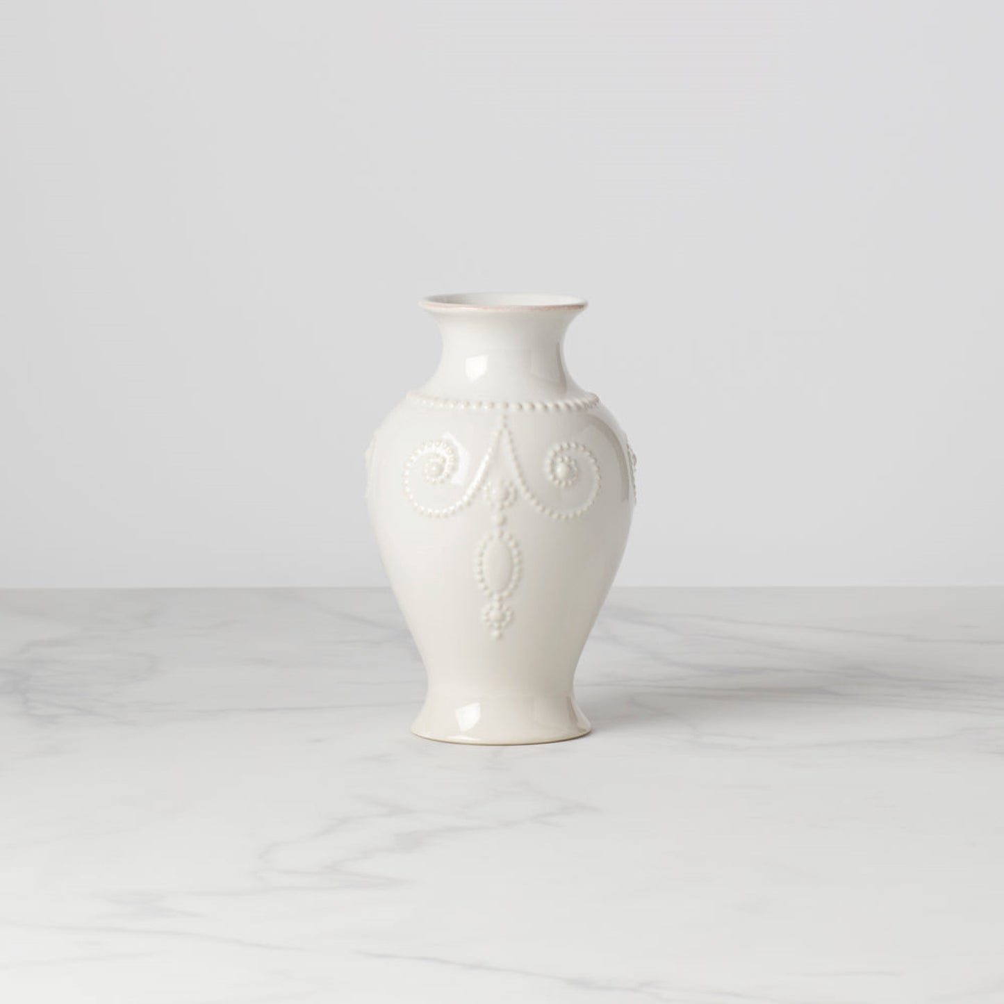 Lenox French Perle White Bouquet Vase 8.0