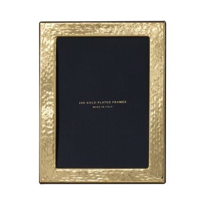 Cunill 24k Gold Plated Hammered Picture Frame
