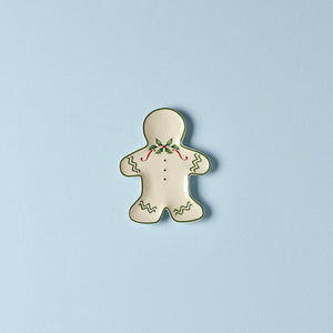 Lenox Holiday Accent Plate, Gingerbread Man