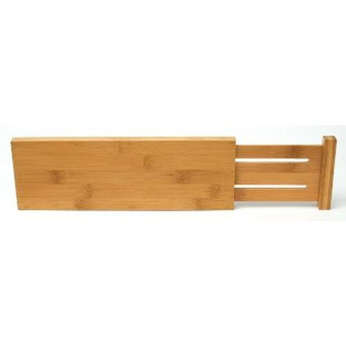Lipper International Bamboo Set of 2 Dresser Drawer Dividers, Brown