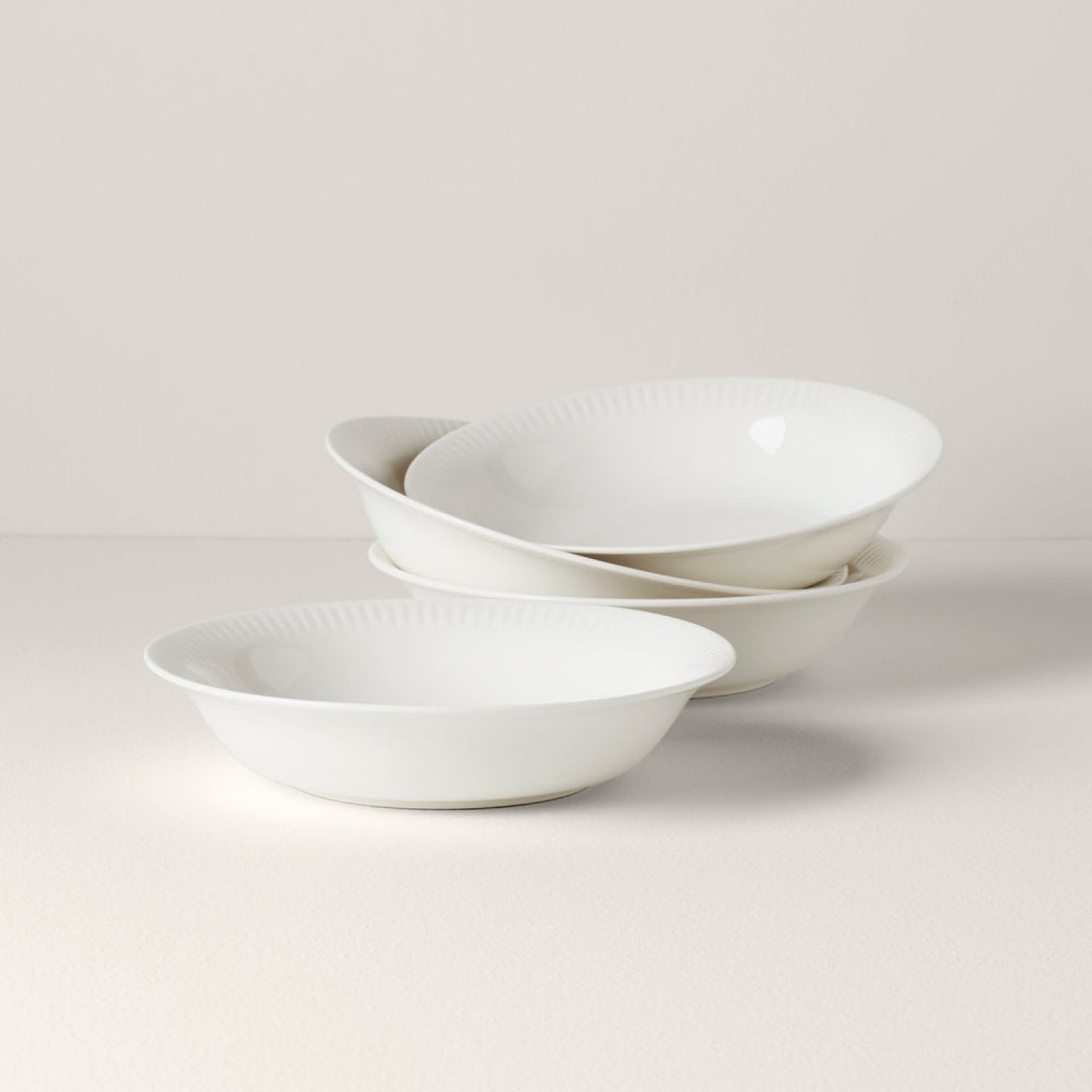 Lenox Profile Dinner/Pasta Bowl White, Set Of 4