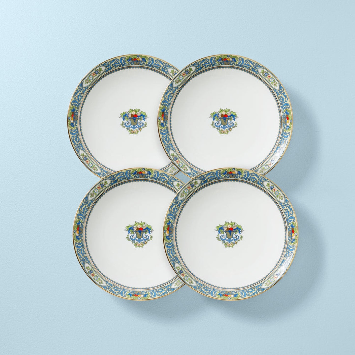 Lenox Autumn White Dinner Plates, Set Of 4