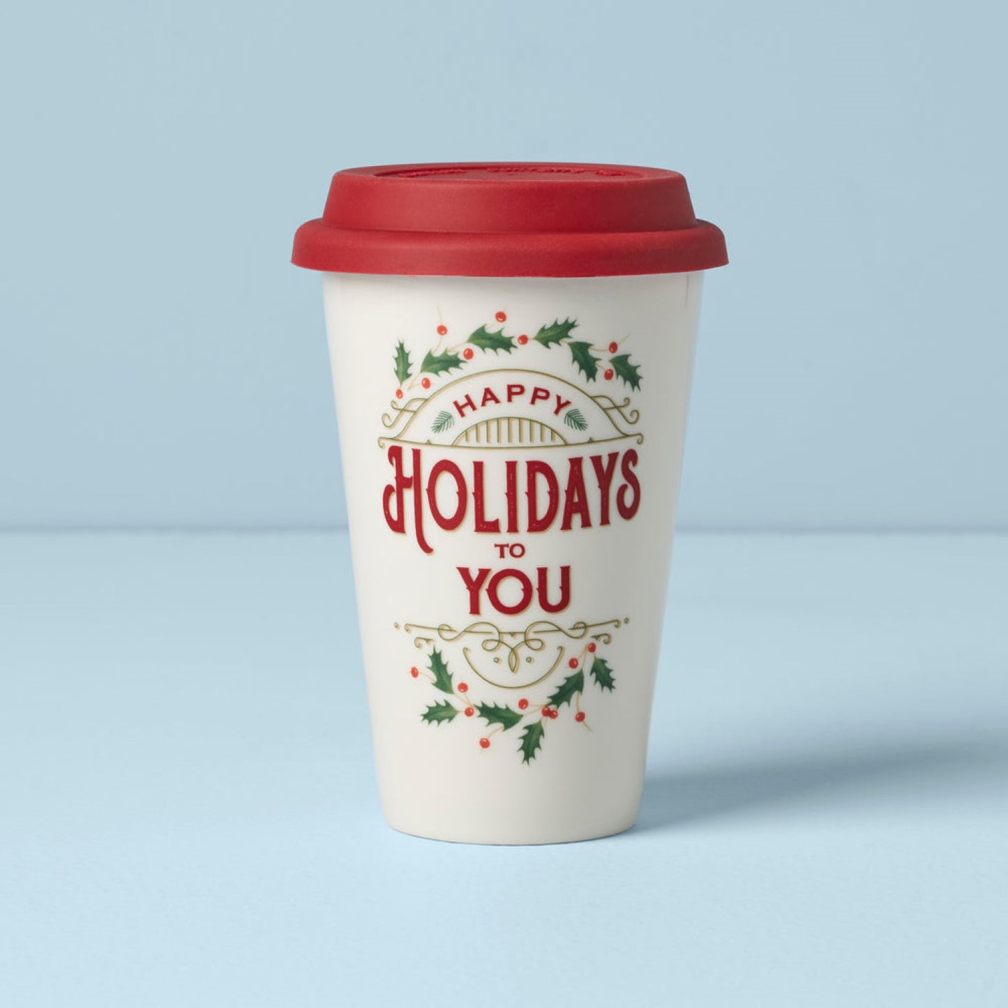 Lenox Happy Holidays to You Travel Mug