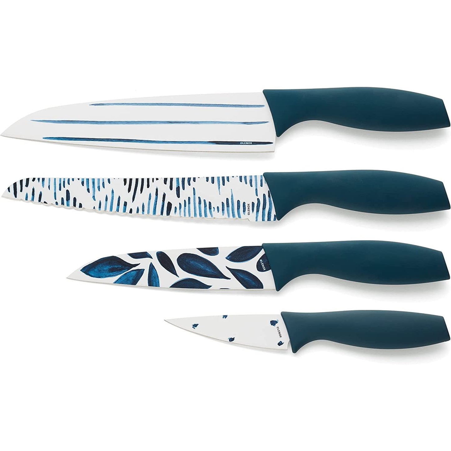 Lenox Blue Bay 4-Piece Set Printed Knives