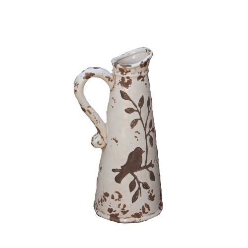 Your Heart's Delight Birds 'N Branches Pitcher, Ceramic