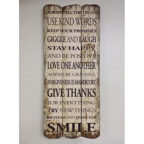 Your Heart's Delight Wooden Sign - Fence Inspirational, Wood