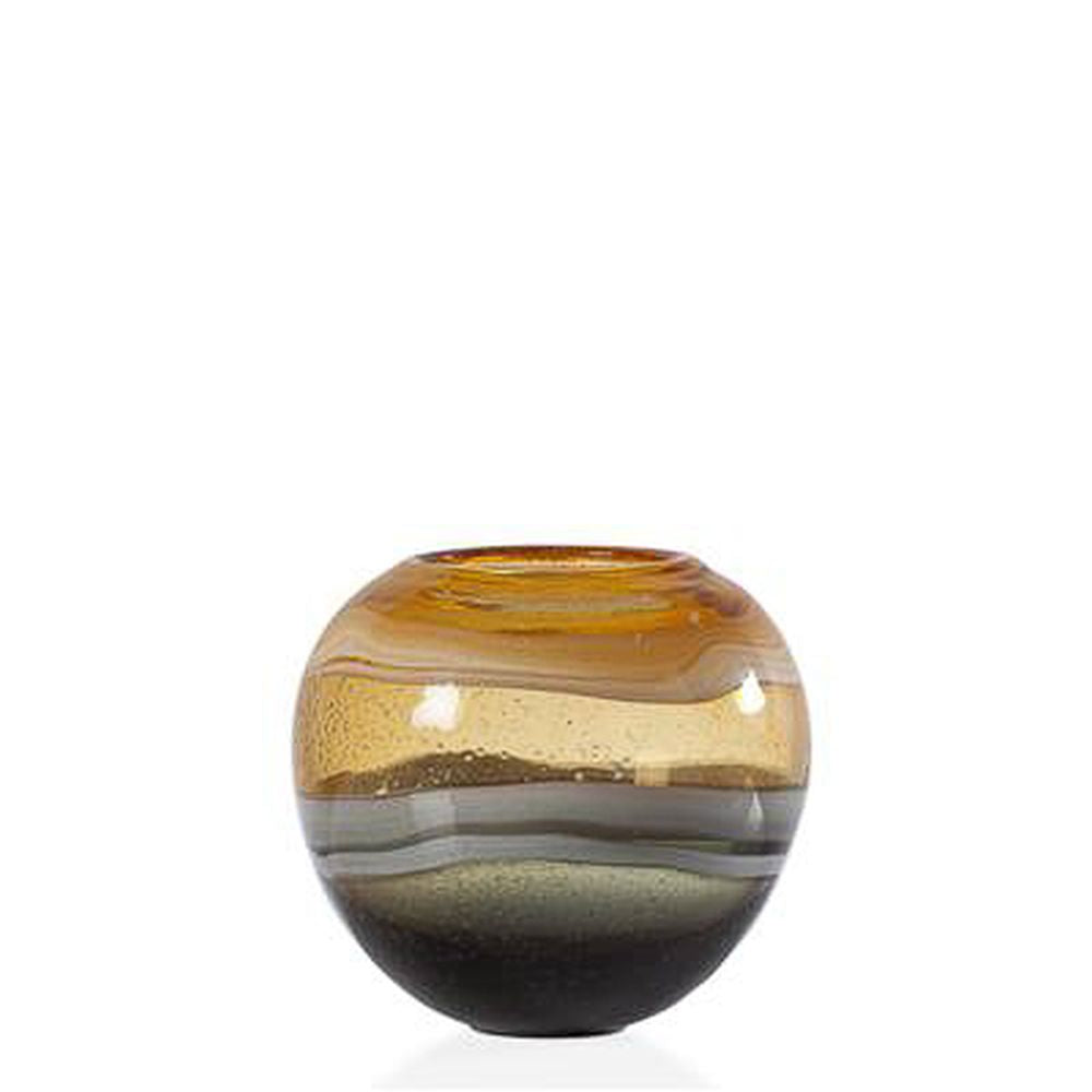Torre & Tagus Andrea Swirl Glass Sphere Vase